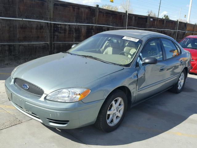 1FAFP56UX6A142183 - 2006 FORD TAURUS SEL SILVER photo 2