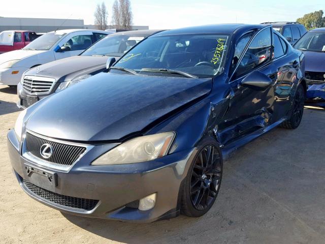 JTHBK262885061245 - 2008 LEXUS IS 250 BLACK photo 2