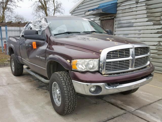 3D7KS28C95G750342 - 2005 DODGE RAM 2500 S მუქწითელი ფოტო 1