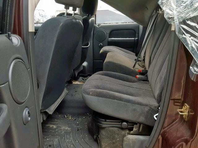 3D7KS28C95G750342 - 2005 DODGE RAM 2500 S მუქწითელი ფოტო 6