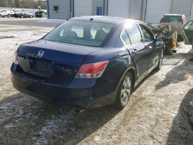 1HGCP2F86AA168966 - 2010 HONDA ACCORD EXL BLUE photo 4