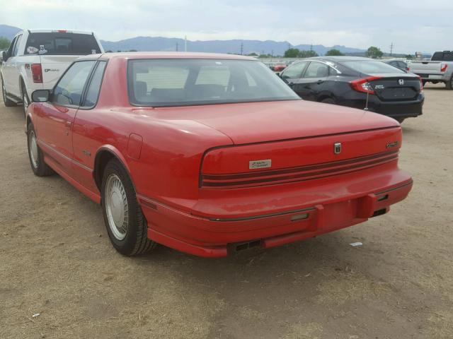 1G3EV13L7NU303540 - 1992 OLDSMOBILE TORONADO T RED photo 3