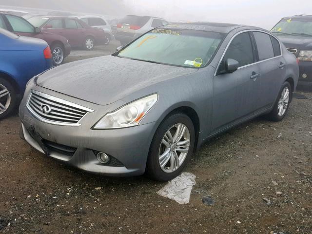 JN1CV6AR2DM759409 - 2013 INFINITI G37 CHARCOAL photo 2