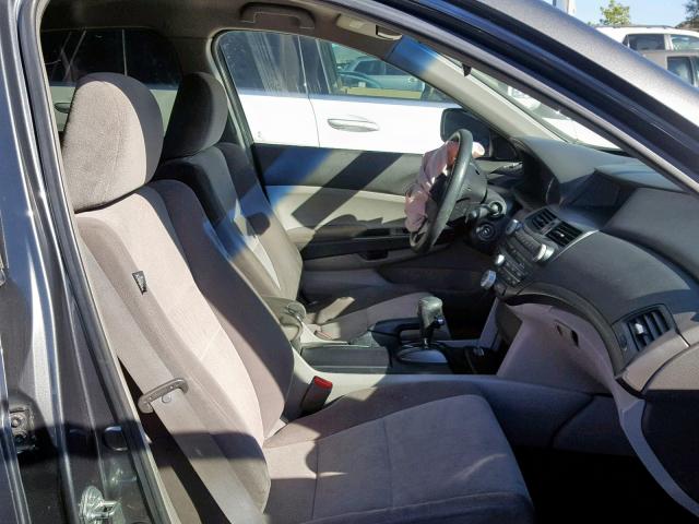 1HGCP26338A082593 - 2008 HONDA ACCORD LX GRAY photo 5