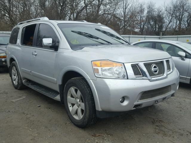 5N1AA0NCXBN611935 - 2011 NISSAN ARMADA SV SILVER photo 1