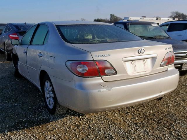 JTHBF30GX30088791 - 2003 LEXUS ES 300 SILVER photo 3