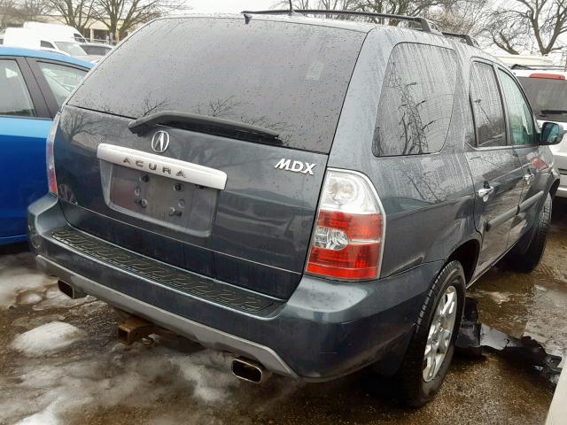 2HNYD18915H518907 - 2005 ACURA MDX TOURIN GRAY photo 4