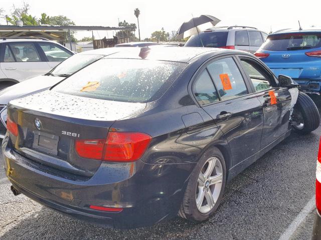 WBA3C1C52DF435894 - 2013 BMW 328 I SULE BLACK photo 4