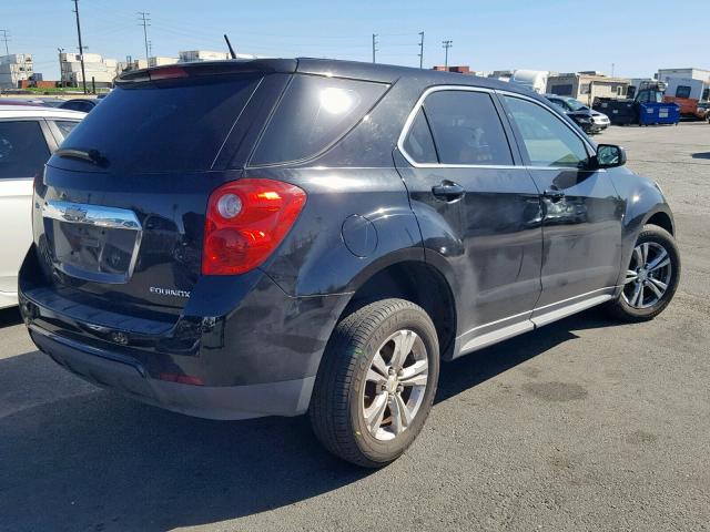 2GNALBEK3C6340683 - 2012 CHEVROLET EQUINOX LS BLACK photo 4