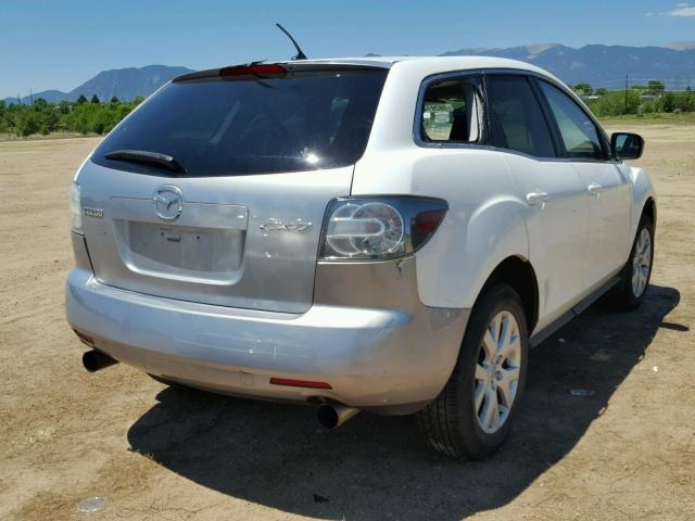 JM3ER29L570134766 - 2007 MAZDA CX-7 WHITE photo 4