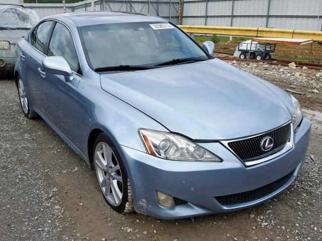 JTHBK262665001946 - 2006 LEXUS IS 250 BLUE photo 1