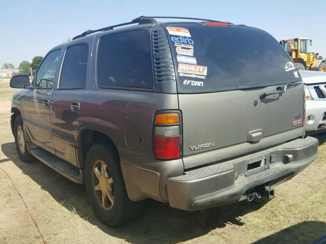 1GKEK63U15J101734 - 2005 GMC YUKON DENA SILVER photo 3