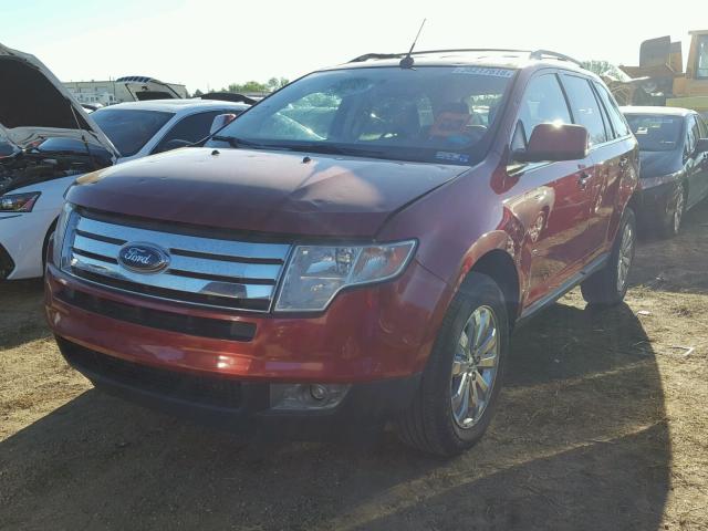 2FMDK39C98BA79149 - 2008 FORD EDGE LIMIT RED photo 2