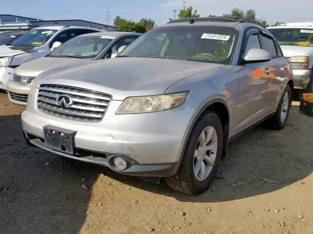 JNRAS08U63X102405 - 2003 INFINITI FX35 SILVER photo 2