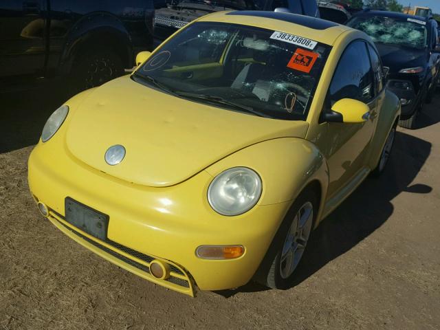 3VWCD31C75M410260 - 2005 VOLKSWAGEN NEW BEETLE Sarı foto 2
