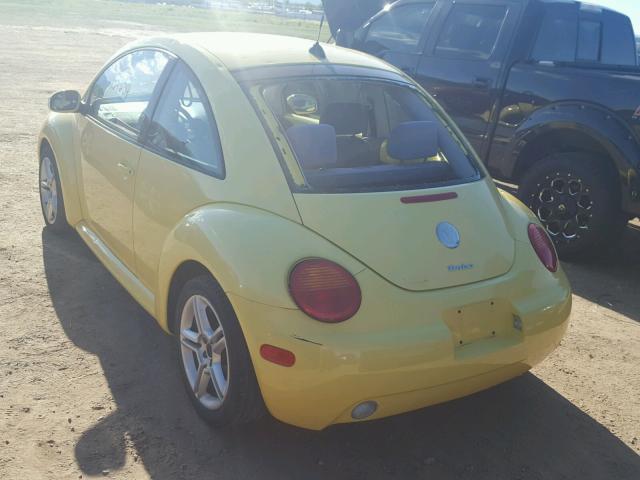 3VWCD31C75M410260 - 2005 VOLKSWAGEN NEW BEETLE Sarı foto 3