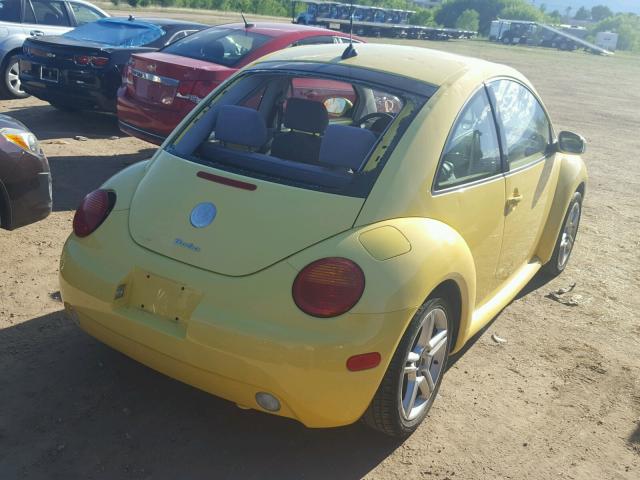 3VWCD31C75M410260 - 2005 VOLKSWAGEN NEW BEETLE Sarı foto 4