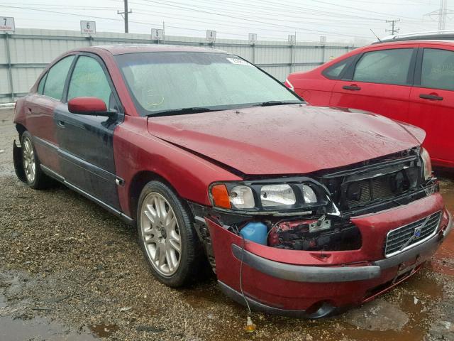 YV1RS59V742357533 - 2004 VOLVO S60 2.5T MAROON photo 1