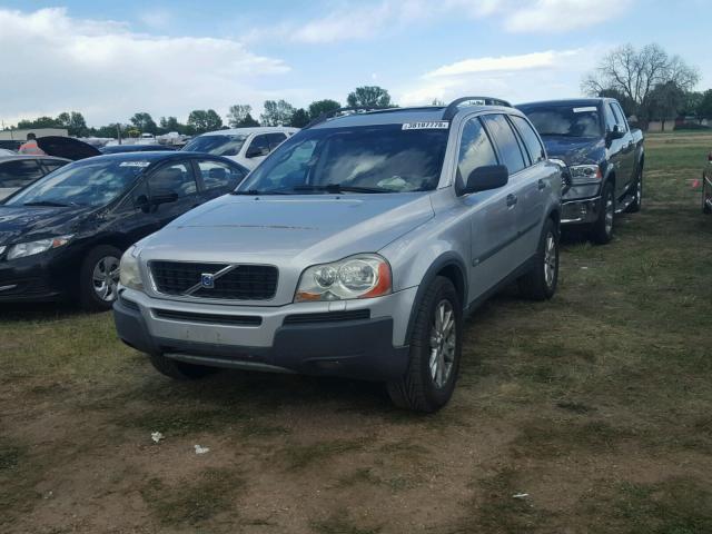 YV1CM91H841060130 - 2004 VOLVO XC90 T6 SILVER photo 2