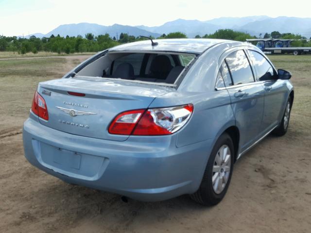 1C3LC46B49N514555 - 2009 CHRYSLER SEBRING LX BLUE photo 4