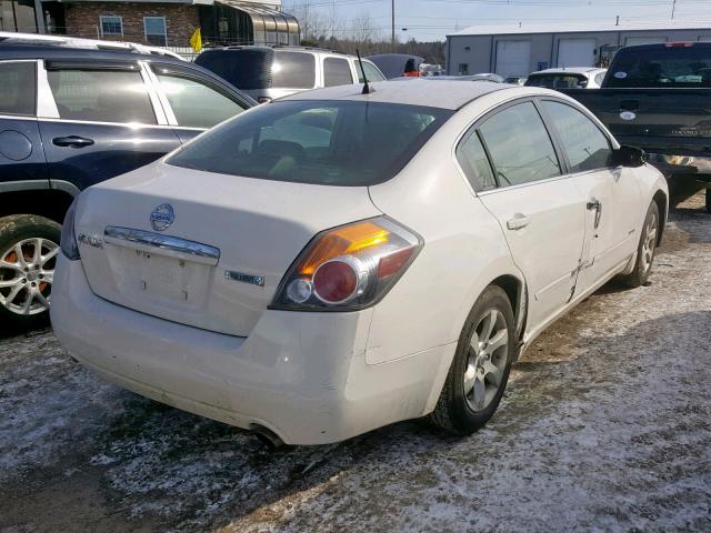 1N4CL21E98C256437 - 2008 NISSAN ALTIMA HYB WHITE photo 4