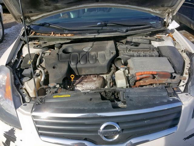 1N4CL21E98C256437 - 2008 NISSAN ALTIMA HYB WHITE photo 7