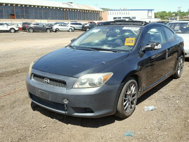 JTKDE177170198943 - 2007 TOYOTA SCION TC შავი ფოტო 2