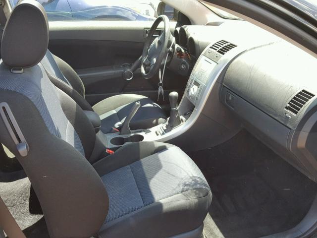JTKDE177170198943 - 2007 TOYOTA SCION TC შავი ფოტო 5