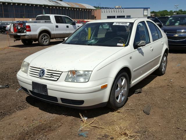 3VWSP69M73M153762 - 2003 VOLKSWAGEN JETTA GLS WHITE photo 2