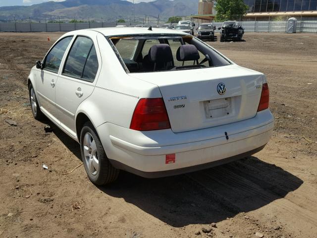 3VWSP69M73M153762 - 2003 VOLKSWAGEN JETTA GLS WHITE photo 3