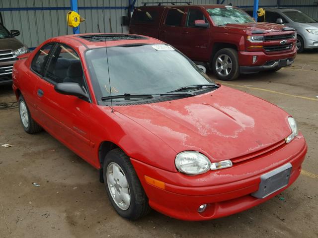 1B3ES42Y2WD729100 - 1998 DODGE NEON HIGHL RED photo 1