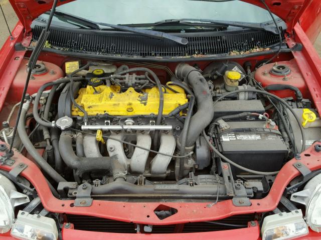 1B3ES42Y2WD729100 - 1998 DODGE NEON HIGHL RED photo 7