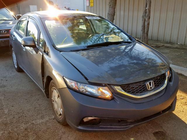 2HGFB2F69DH528196 - 2013 HONDA CIVIC HF GRAY photo 1