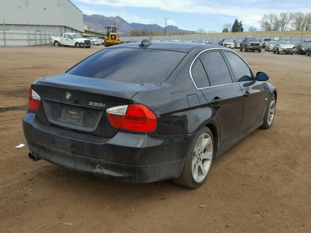 WBAVB33516PS06336 - 2006 BMW 330 I BLACK photo 4