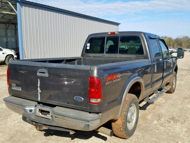 1FTSW21P85EB14840 - 2005 FORD F250 SUPER BROWN photo 4