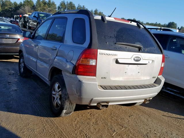 KNDJF723367185860 - 2006 KIA NEW SPORTA GRAY photo 3