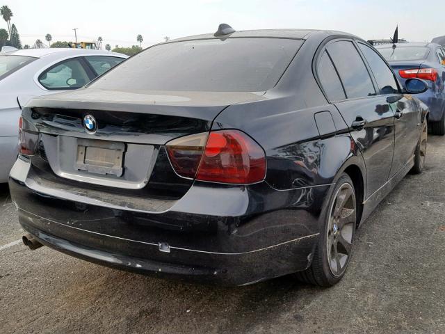 WBAVC53537FZ74531 - 2007 BMW 328 I SULE BLACK photo 4