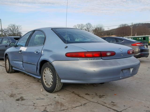 1MELM50U5VA643283 - 1997 MERCURY SABLE GS BLUE photo 3