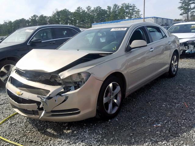 1G1ZC5E07CF126869 - 2012 CHEVROLET MALIBU 1LT TAN photo 2