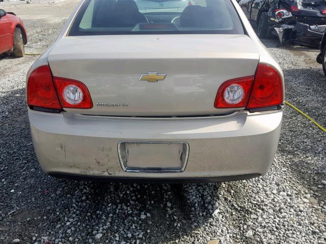 1G1ZC5E07CF126869 - 2012 CHEVROLET MALIBU 1LT TAN photo 9