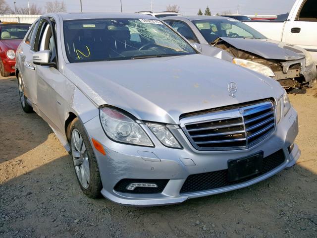 WDDHF2EB0BA504932 - 2011 MERCEDES-BENZ E 350 BLUE SILVER photo 1