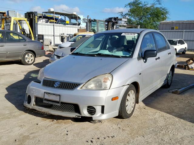 JS2RA62S475353740 - 2007 SUZUKI AERIO SILVER photo 2