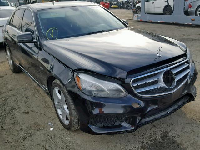 WDDHF5KB1EA835643 - 2014 MERCEDES-BENZ E 350 BLACK photo 1