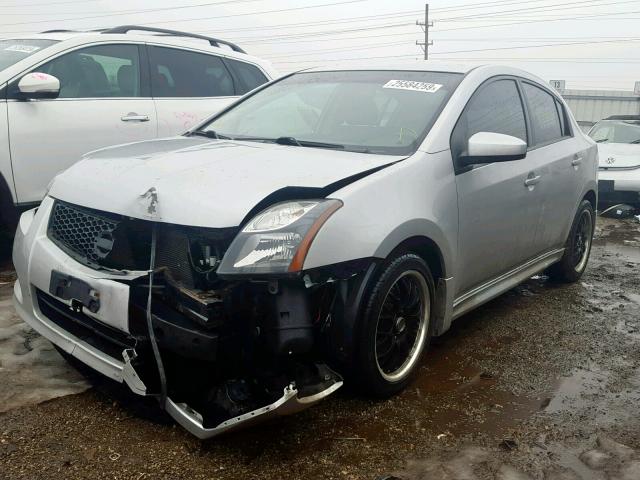 3N1AB6AP8BL717848 - 2011 NISSAN SENTRA 2.0 SILVER photo 2