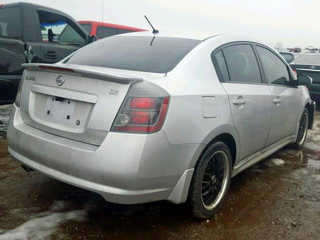 3N1AB6AP8BL717848 - 2011 NISSAN SENTRA 2.0 SILVER photo 4