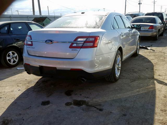 1FAHP2E89DG156419 - 2013 FORD TAURUS SEL SILVER photo 4