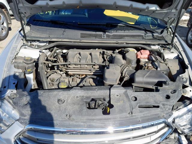 1FAHP2E89DG156419 - 2013 FORD TAURUS SEL SILVER photo 7