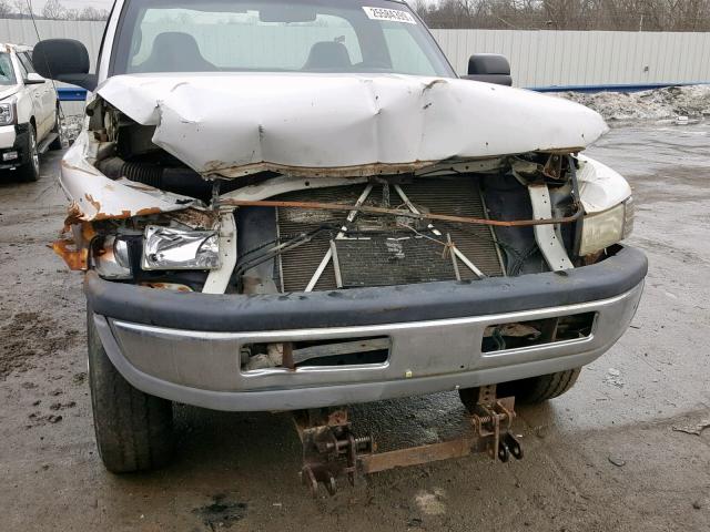 3B7KF26ZX1M541838 - 2001 DODGE RAM 2500 WHITE photo 9