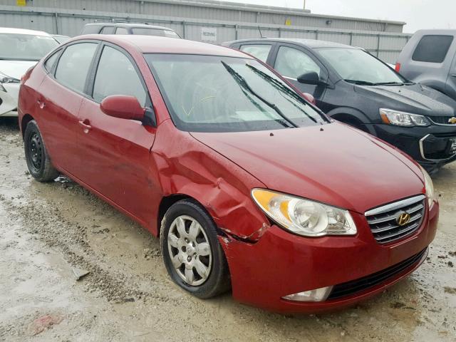 KMHDU46D57U240537 - 2007 HYUNDAI ELANTRA GL RED photo 1