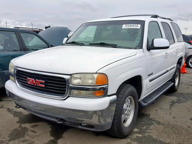 1GKEC13T91R151171 - 2001 GMC YUKON WHITE photo 2